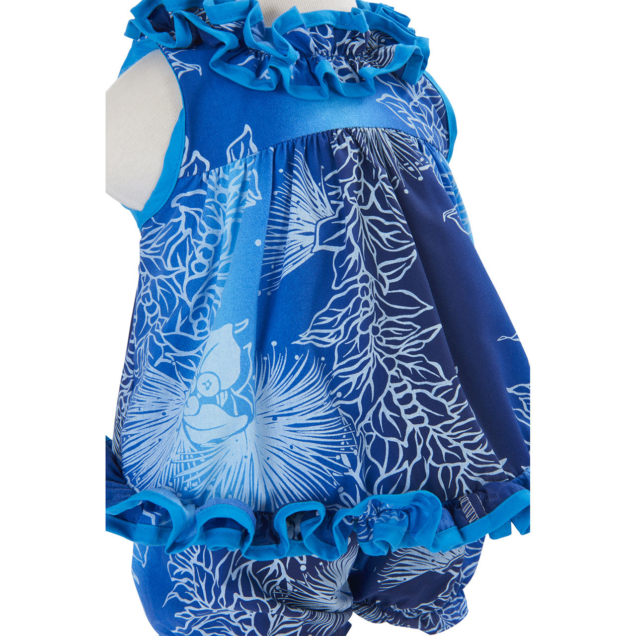 ベビーロンパースガールズ/ブルー