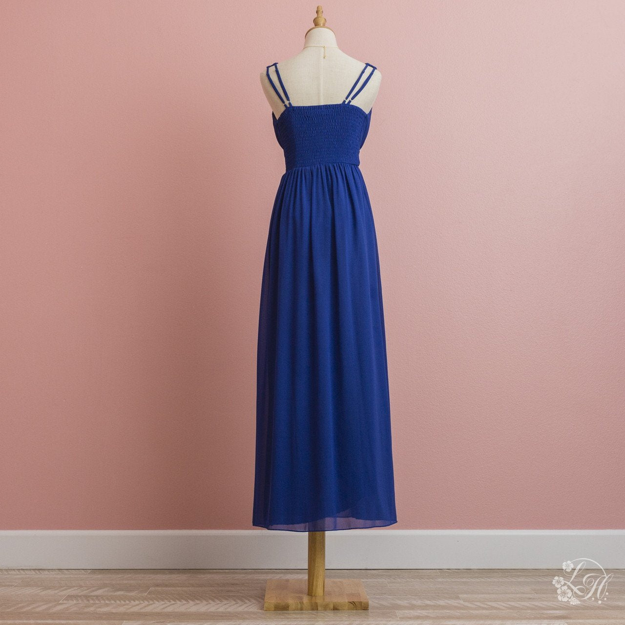 ブライズメイドドレス・ロング-ブルー