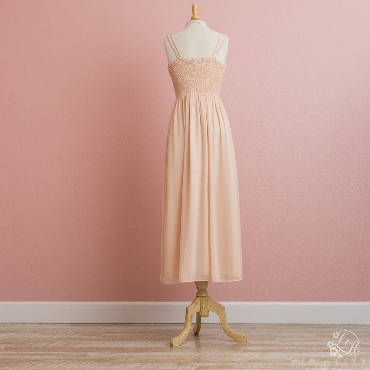 ブライズメイドドレス・ロング-ピンク