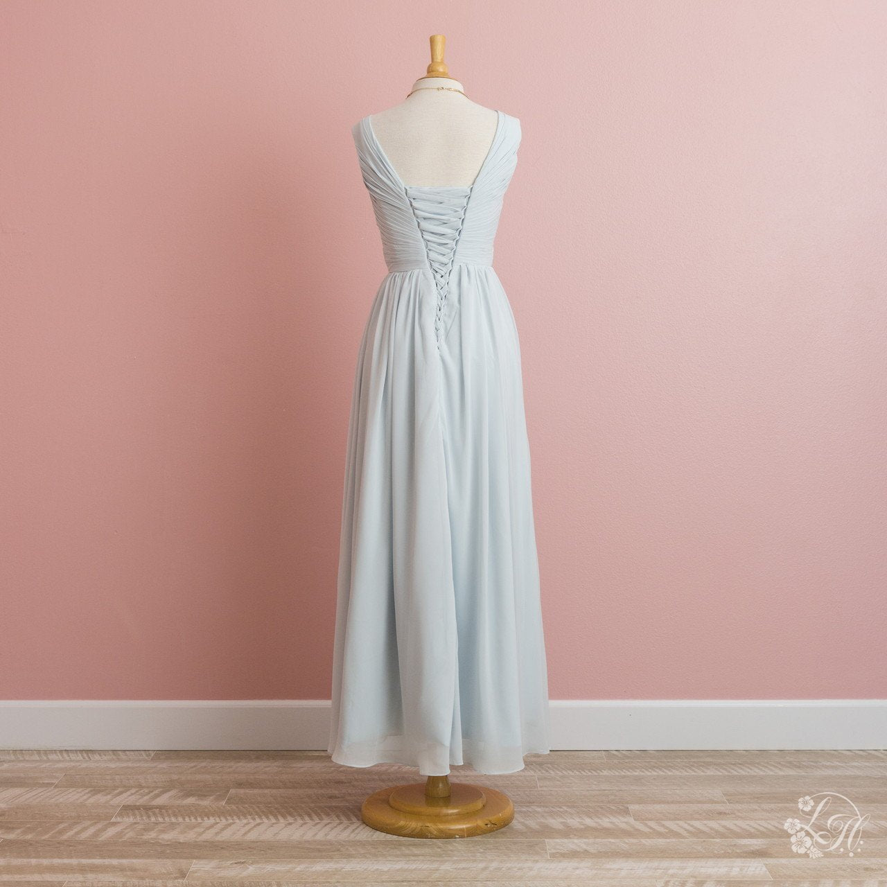ブライズメイドドレス・ロング-水色