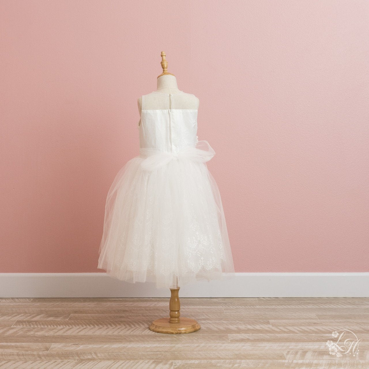 シフォン3Dフラワードレス