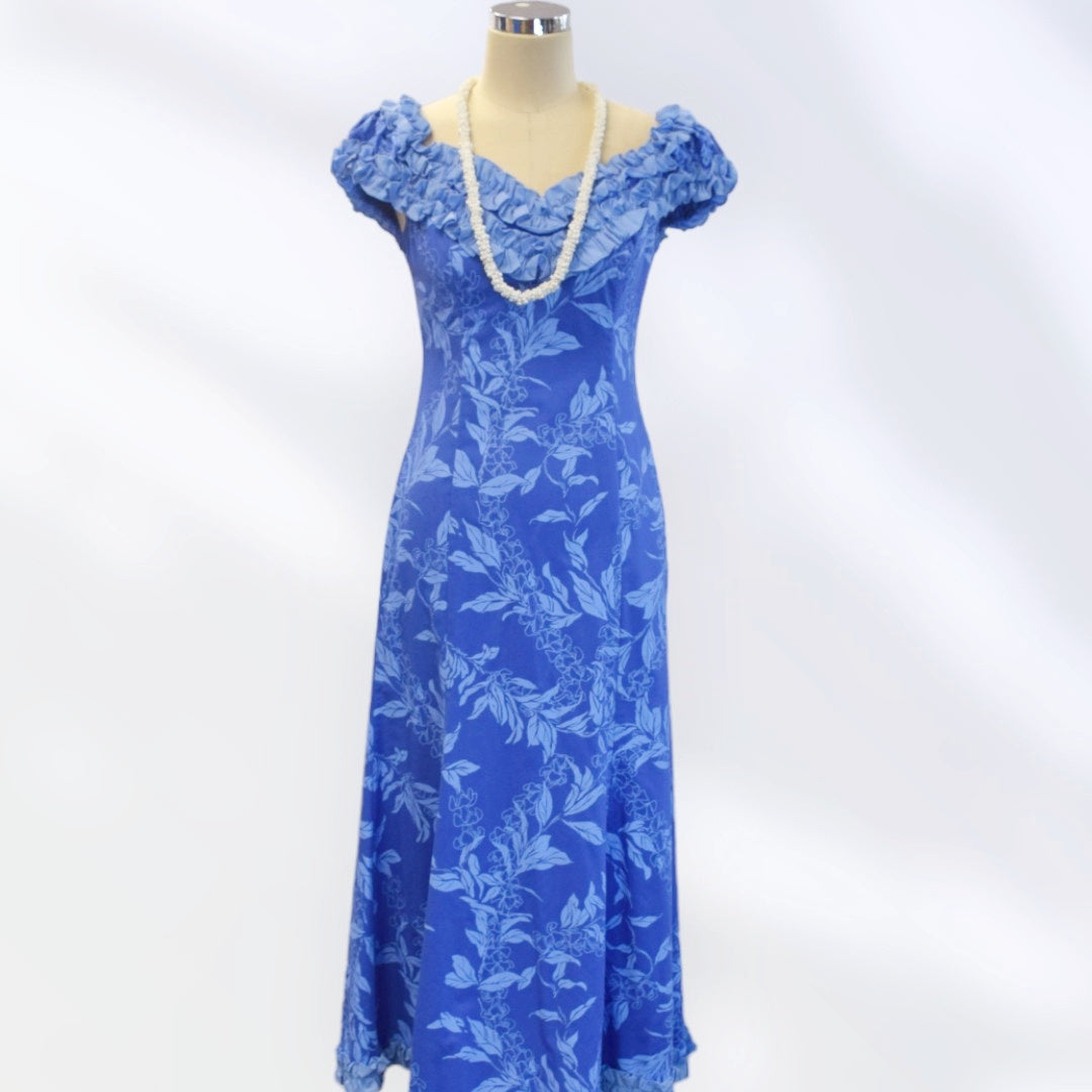 マイリ柄 ブルー - ご夫婦お揃い