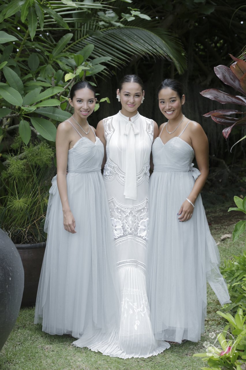 ブライズメイトユーカリグリーンのドレス