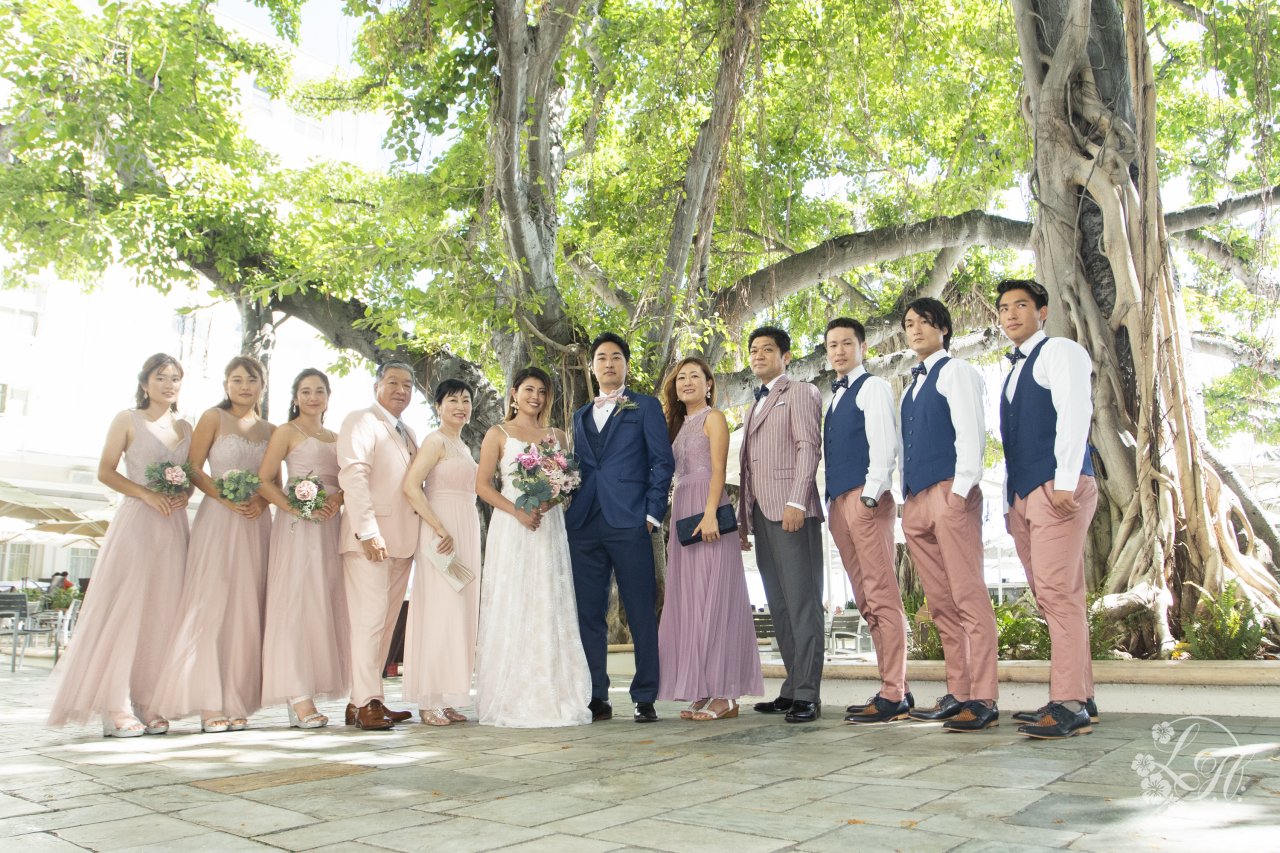 薄紫サテンレースドレス