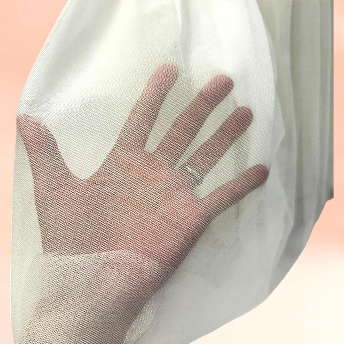 シフォンレースドレス