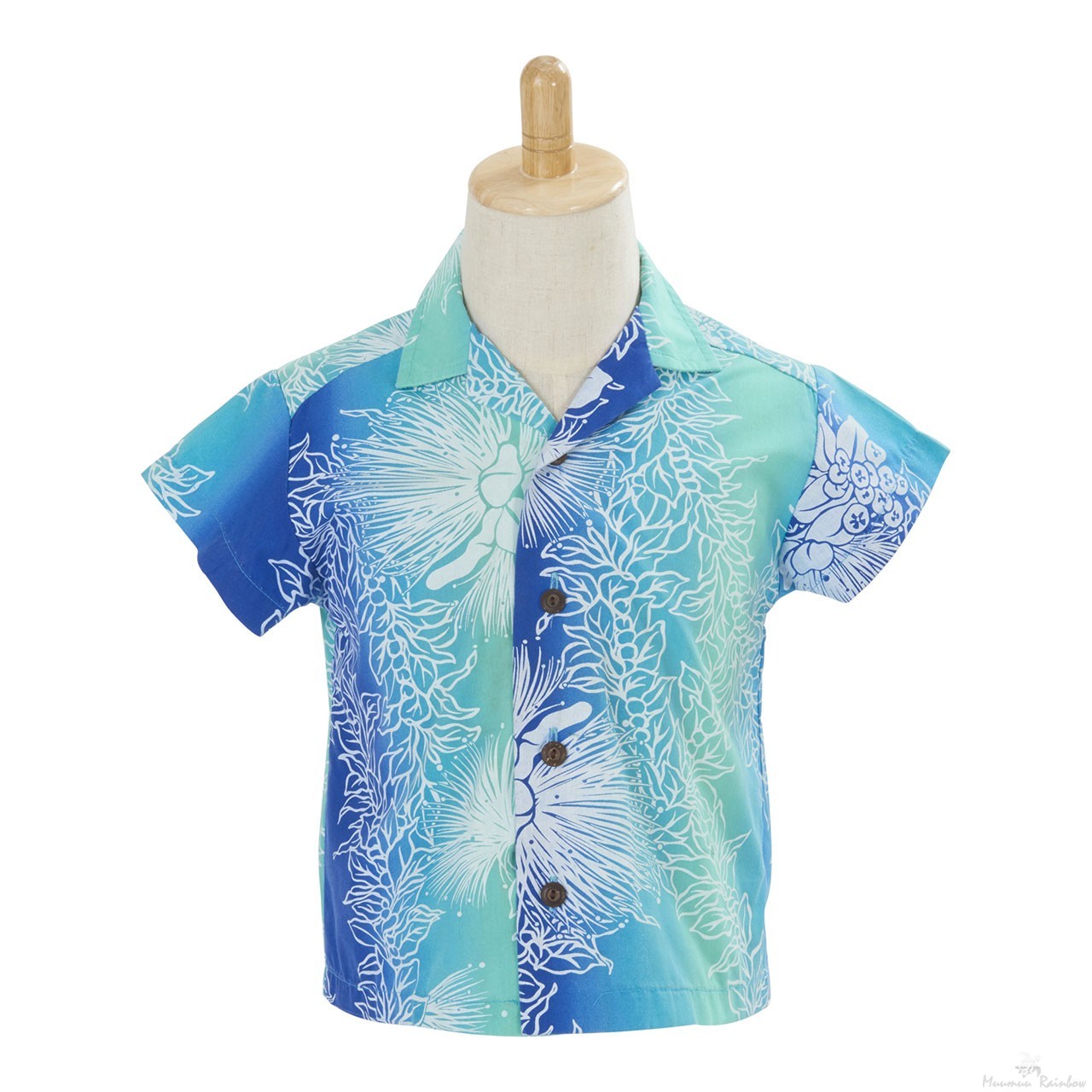 子供服ボーイズ・アロハ/グリーン