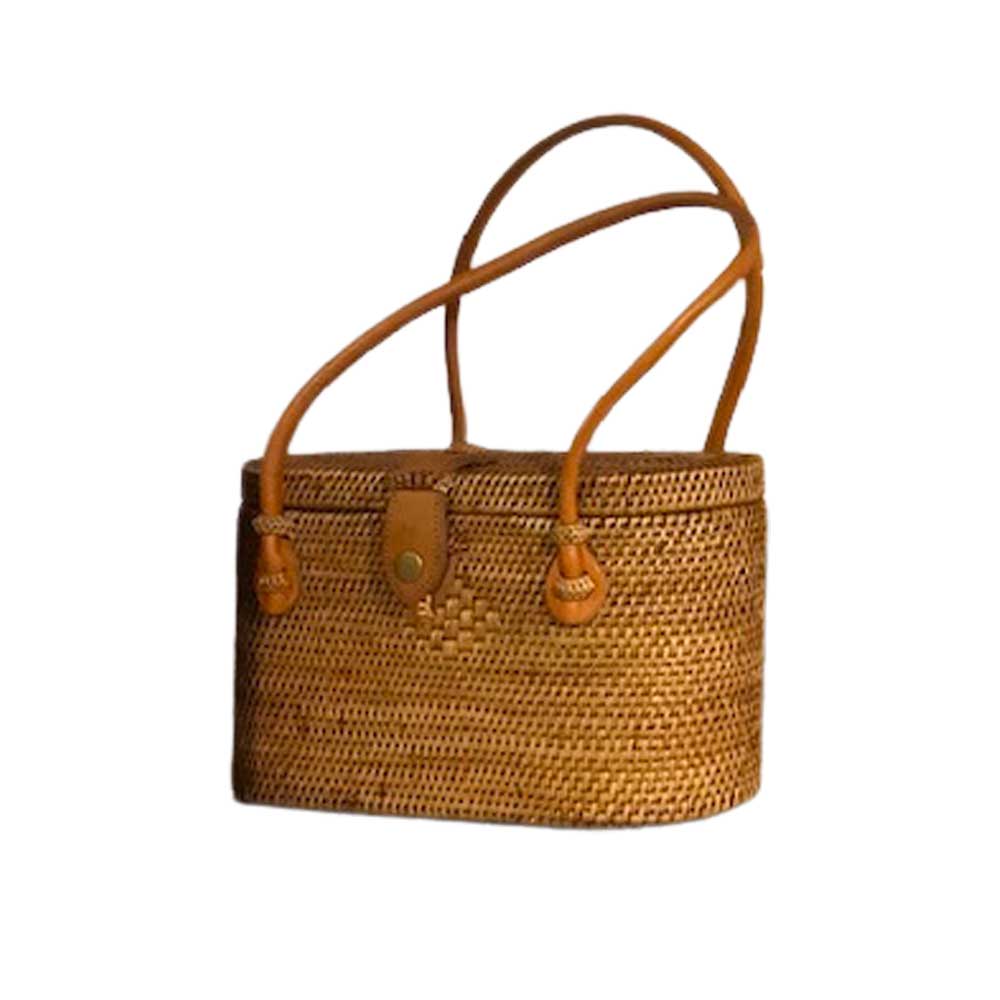 カタログ掲載 カゴバッグブラウン（KAMARO 