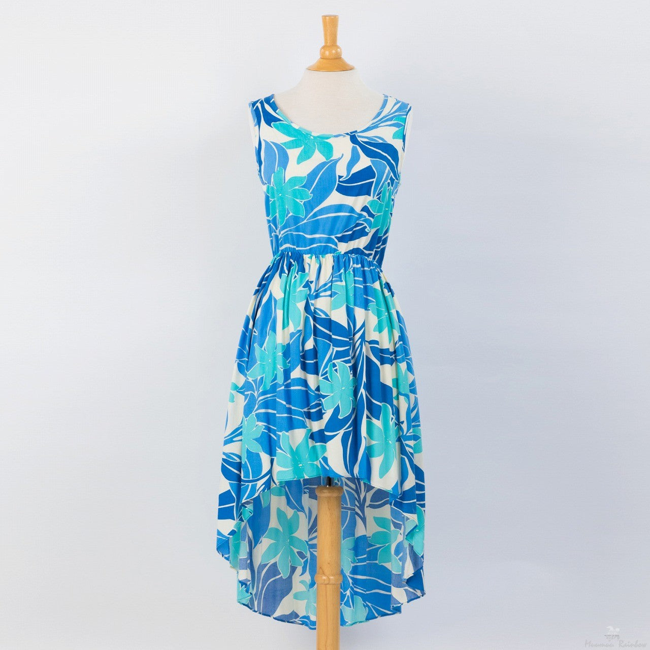プルメリア・フィッシュテールドレス・ブルー