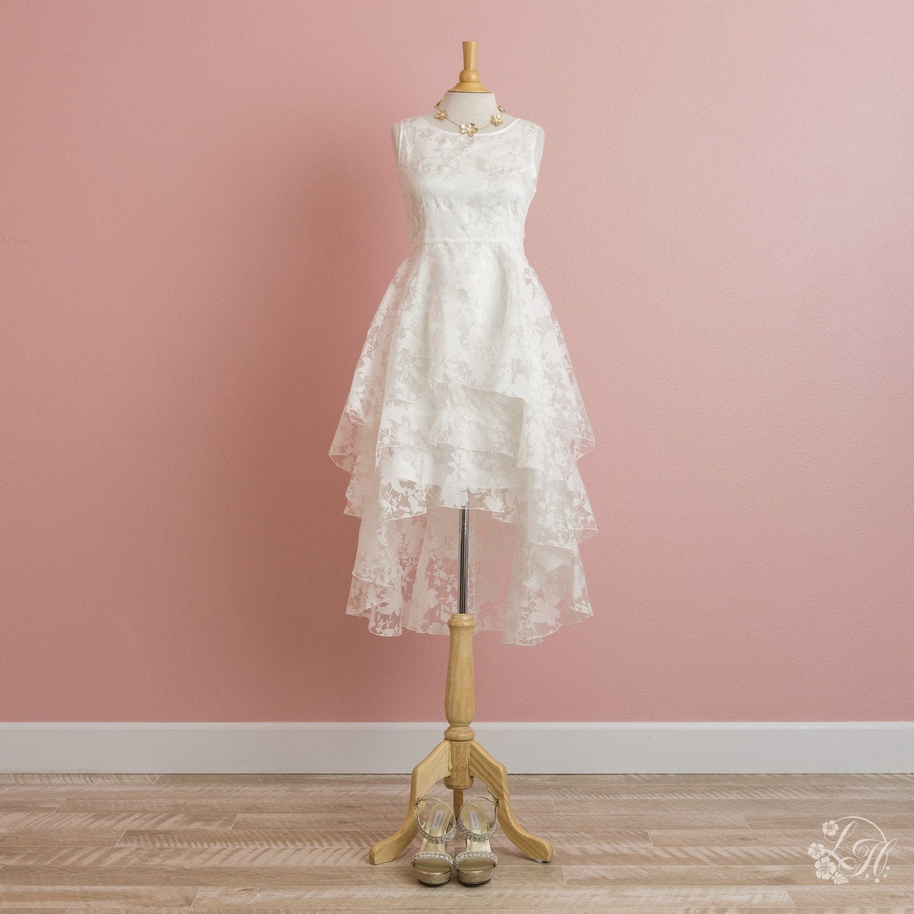 3ティアードフィッシュテールワンピ