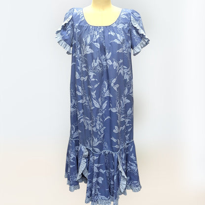 マイリ柄  ムームードレス / ブルー
