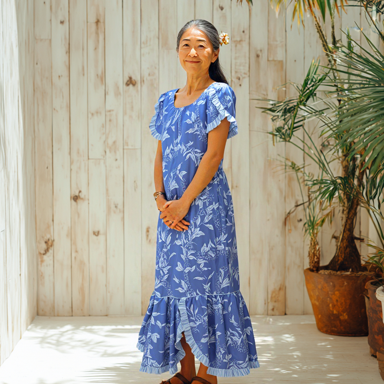 2000s Manuhealiʻi マヌ ドレス L? ドレス Manuheali'i ムームー