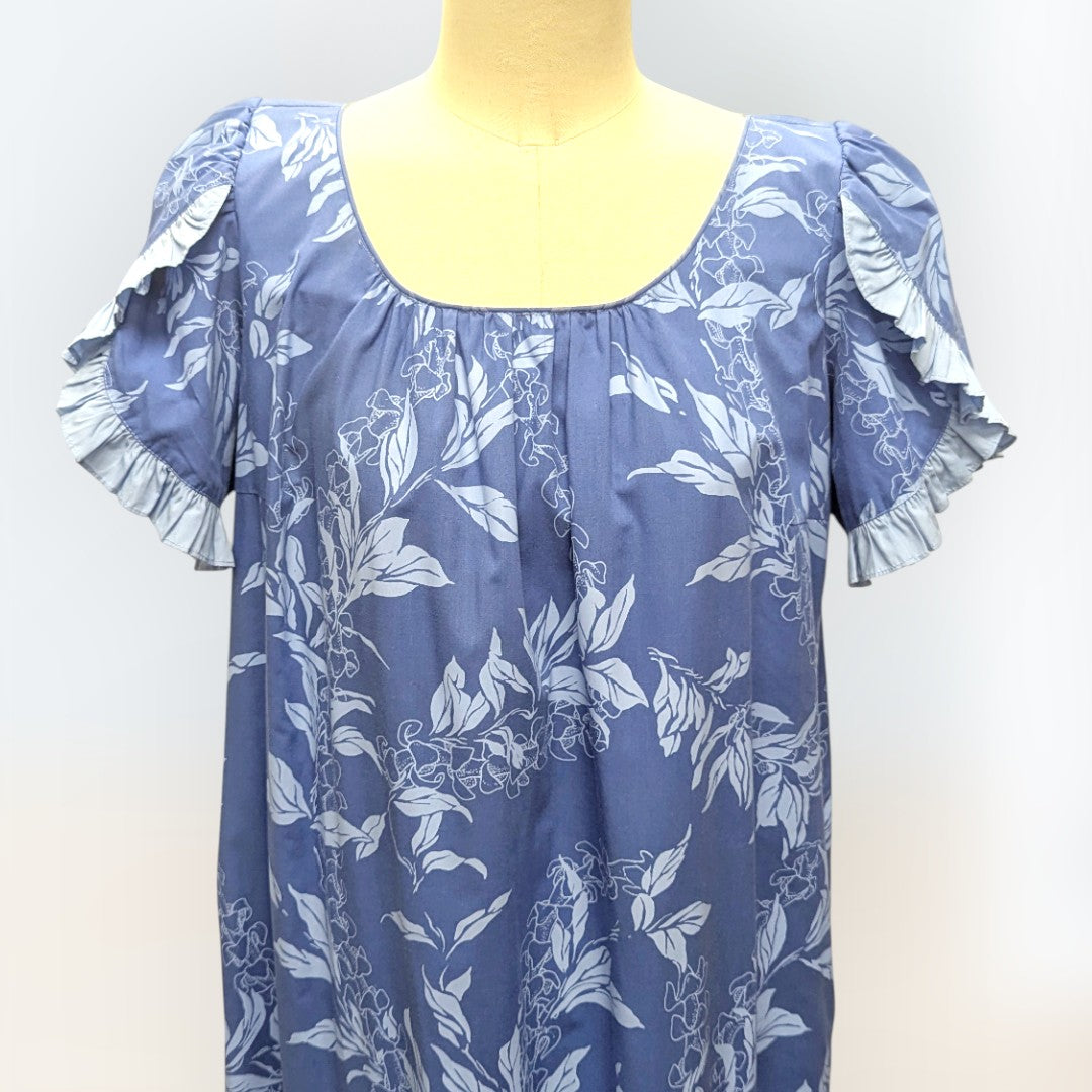 マイリ柄  ムームードレス / ブルー