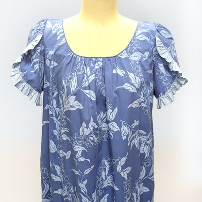 マイリ柄  ムームードレス / ブルー