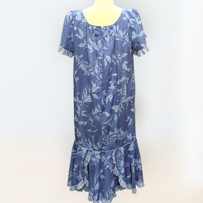 マイリ柄  ムームードレス / ブルー