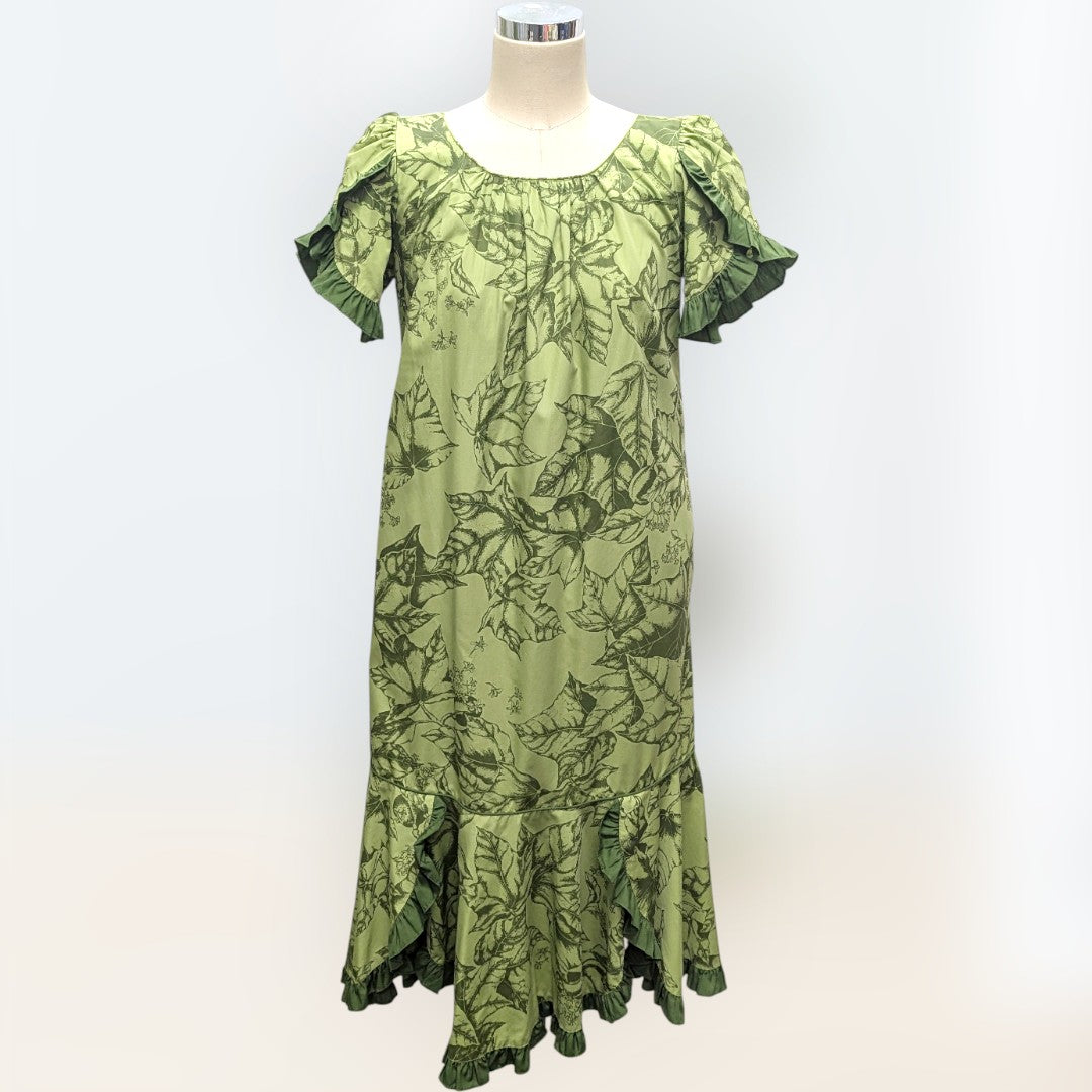 ククイ柄 シトロン ムームードレス