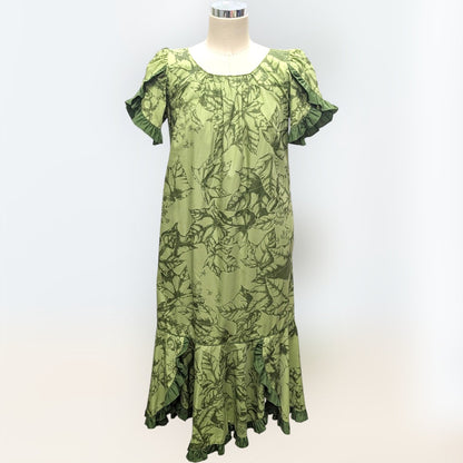 ククイ柄 シトロン ムームードレス