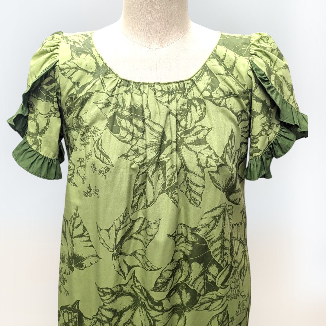 ククイ柄 シトロン ムームードレス