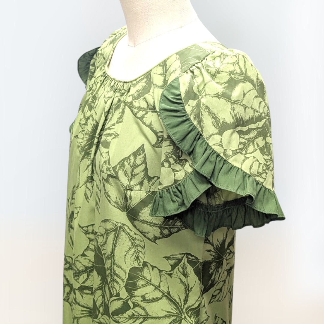 ククイ柄 シトロン ムームードレス