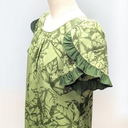 ククイ柄 シトロン ムームードレス