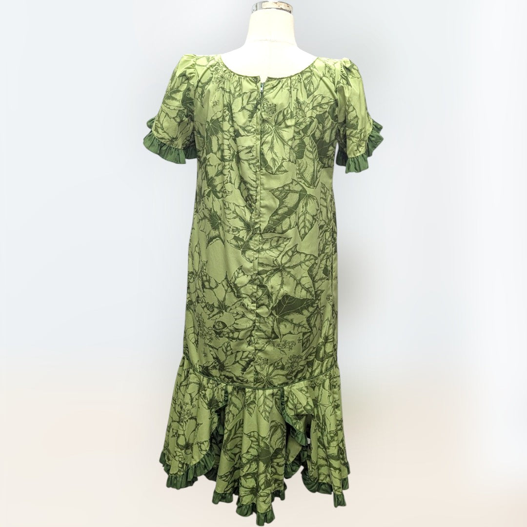 ククイ柄 シトロン ムームードレス