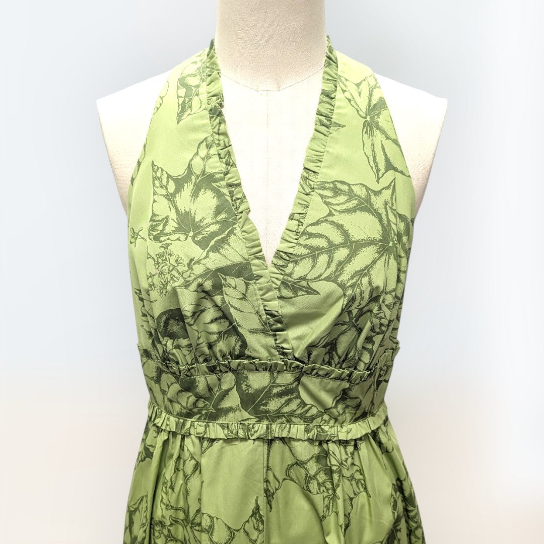 ククイ柄 シトロン タンクドレス