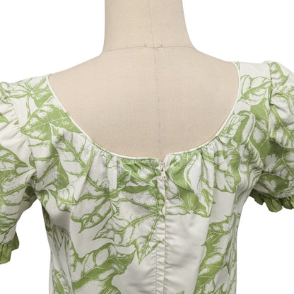 ククイ柄 グリーン ムームードレス